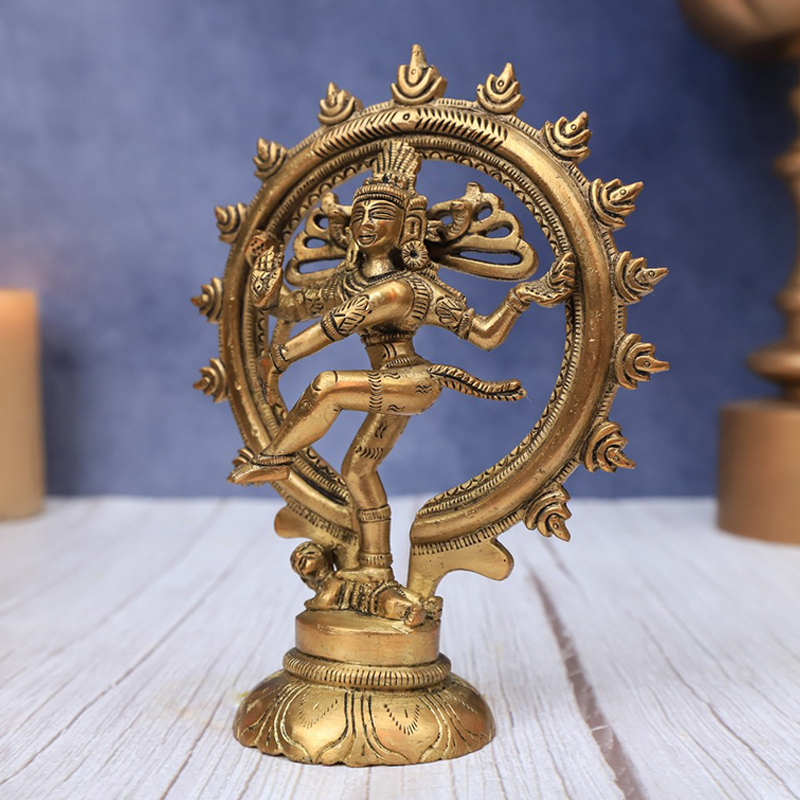 Nataraja Divine Rhythm Brass Idol