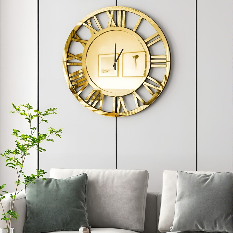 Penhurst Stainless Steel Wall Clock