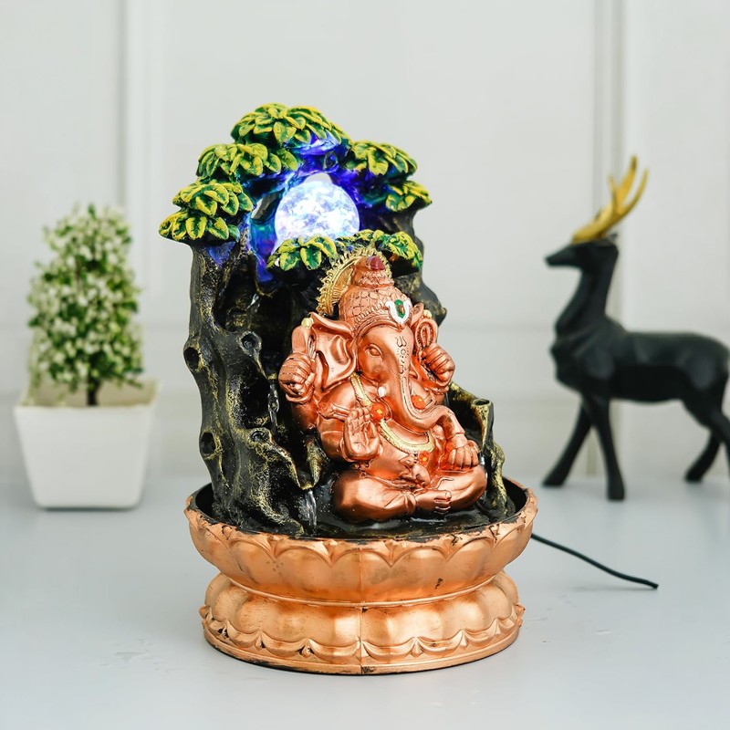 Ganesh Grove Water LED Fountain