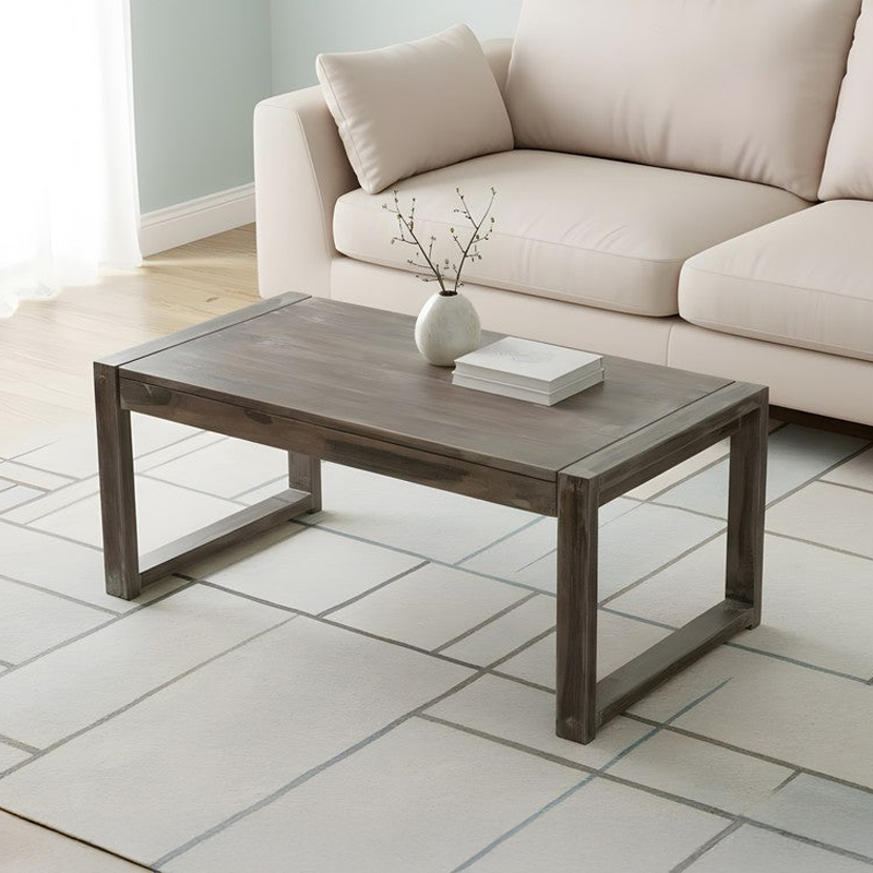 Zexon Sheesham Wooden Center Table - Grey