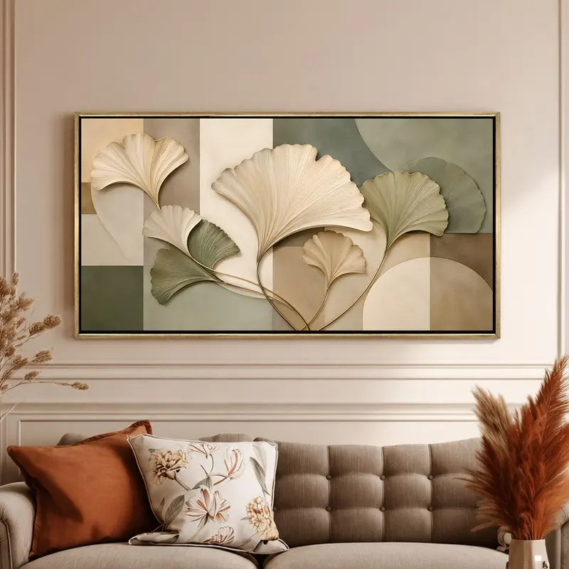 Ginkgo Leaf Decorative Canvas Wall Painting