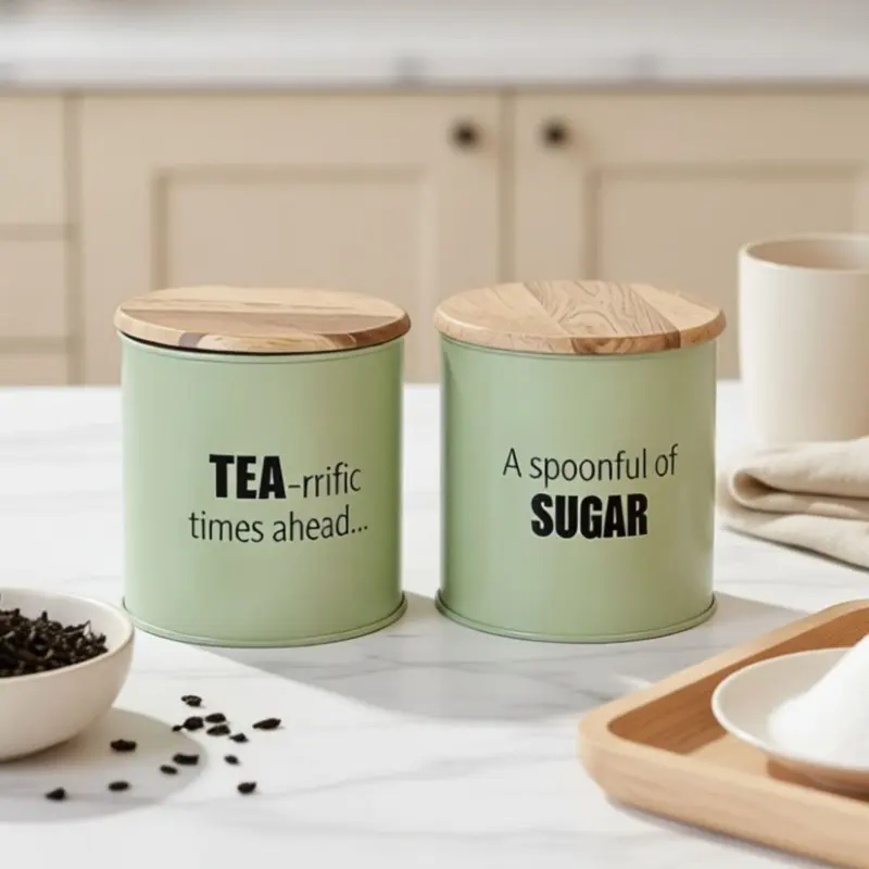 Harvest Vault Metal Containers (1000 ML) - Set of Two