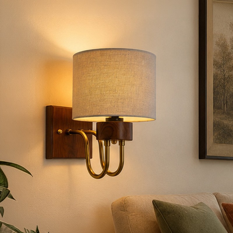 Aurevia Loop Cotton Wall Lamp - Grey