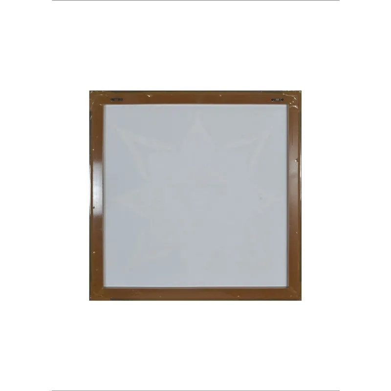 Back view of the square framed canvas wall painting