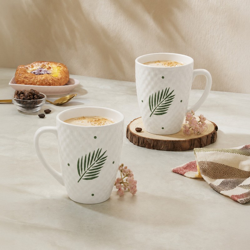 Sapore Coffee Mug (400 mL Each) - Set of Two