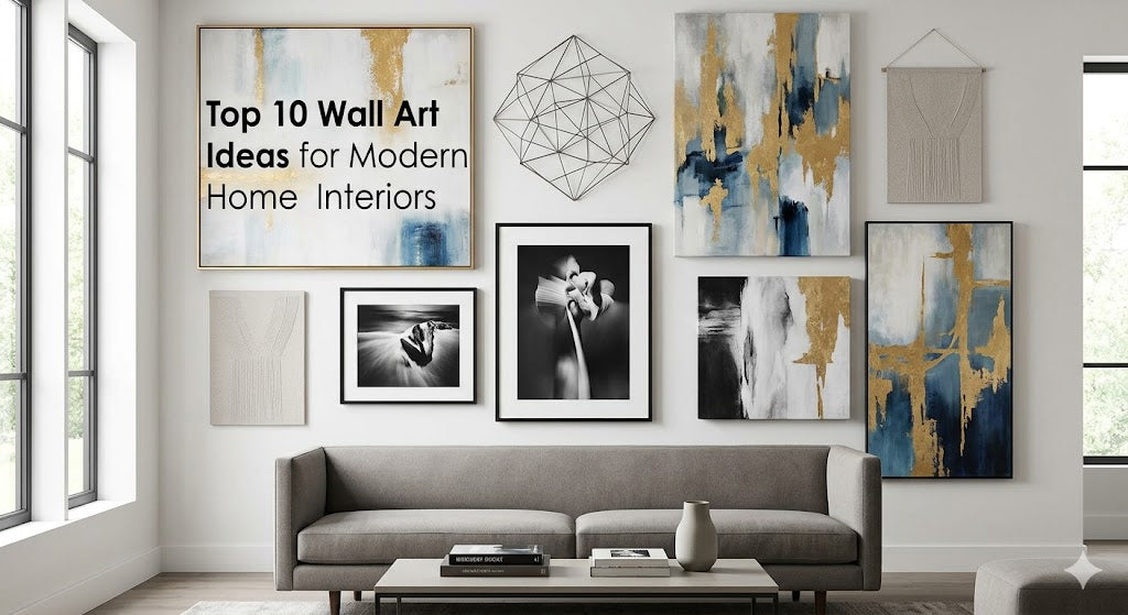 Top 10 Wall Art Ideas for Modern Home Interiors