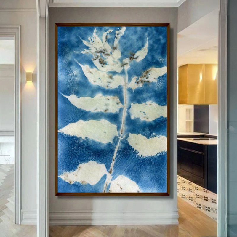 Cyanofrond Canvas Wall Painting