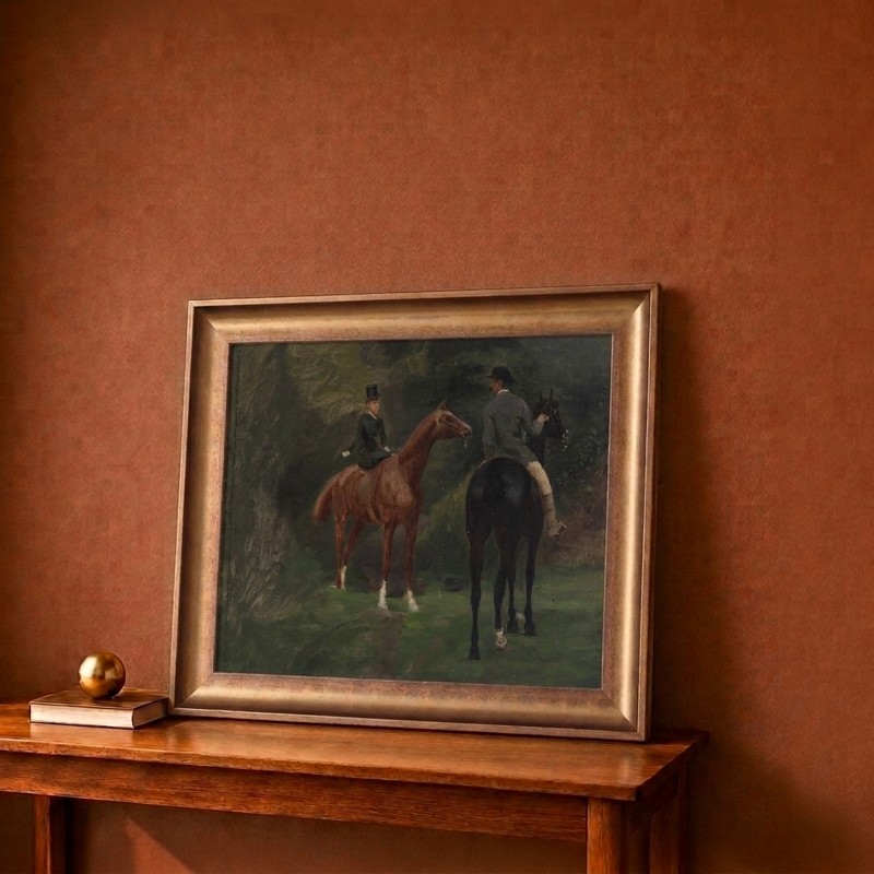Woodland Riders Canvas Wall Painting