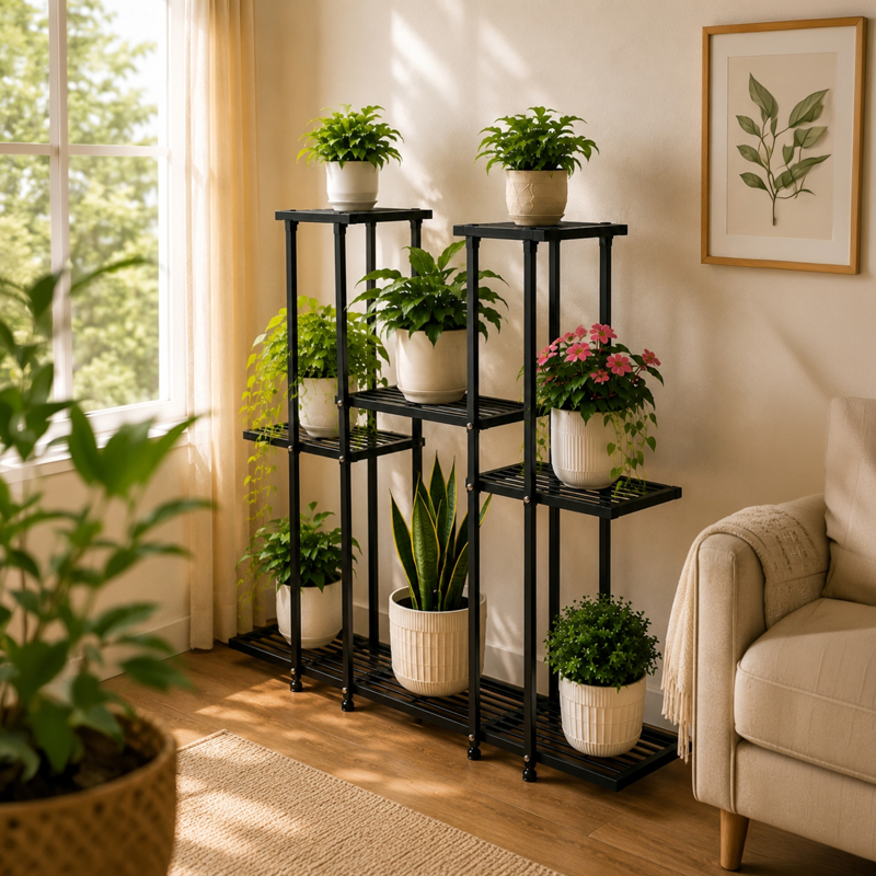 Garden Pavilion Metal Planter Stand