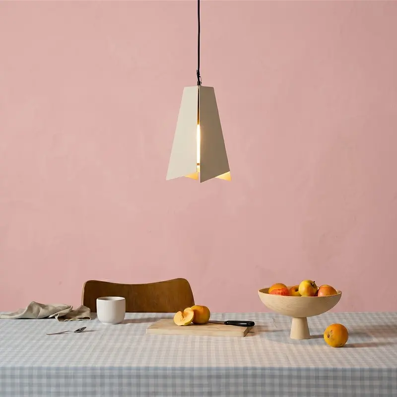 Fig Living Fold Delta Pendant Lamp - Beige
