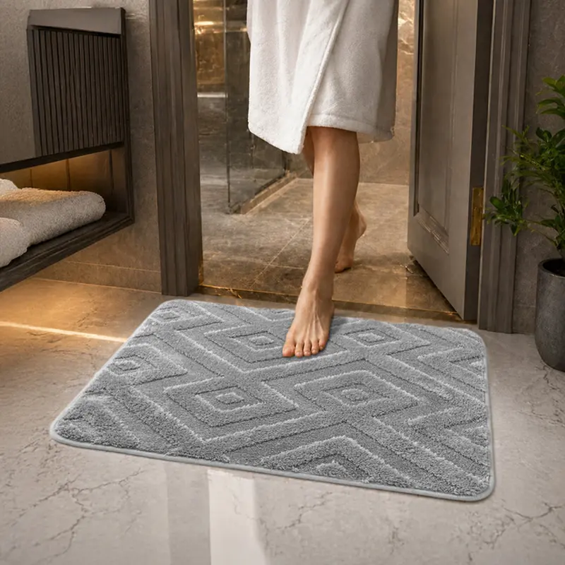 Dryva Anti Skid Bathmat - Silver