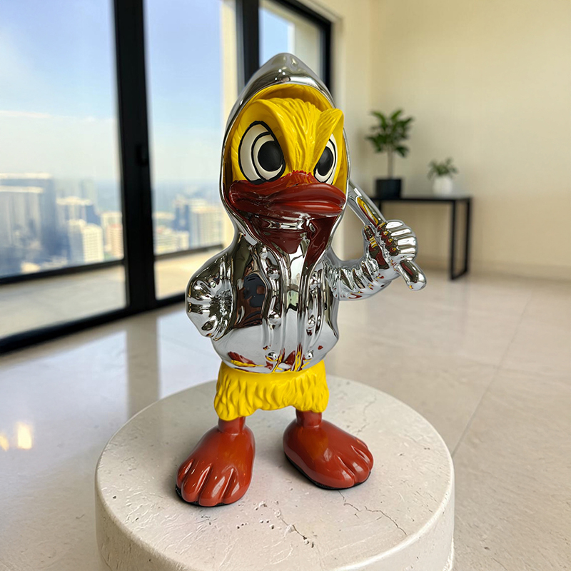 Donald Duck Showpiece - Silver
