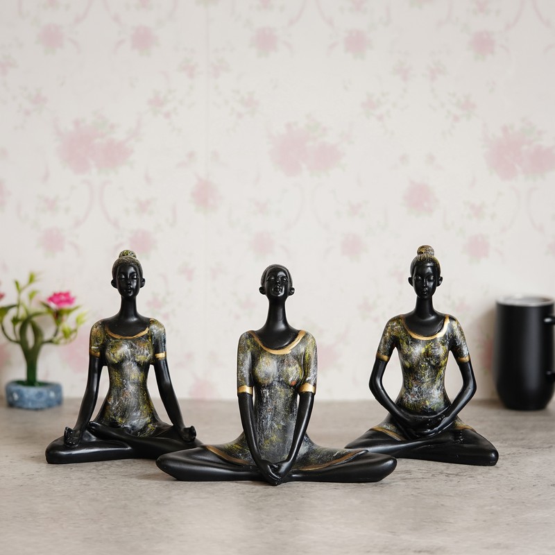 Triveni Serenity Showpiece - Set of Three