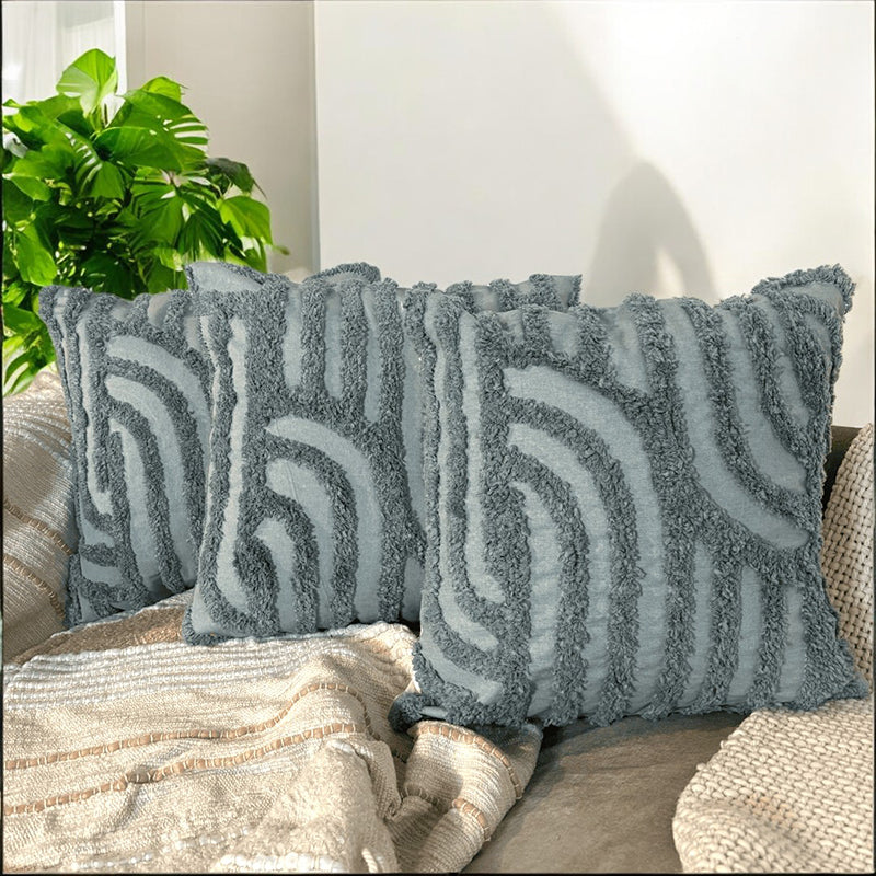Ferntact Tufted Cushion Cover Set - Set Of Three