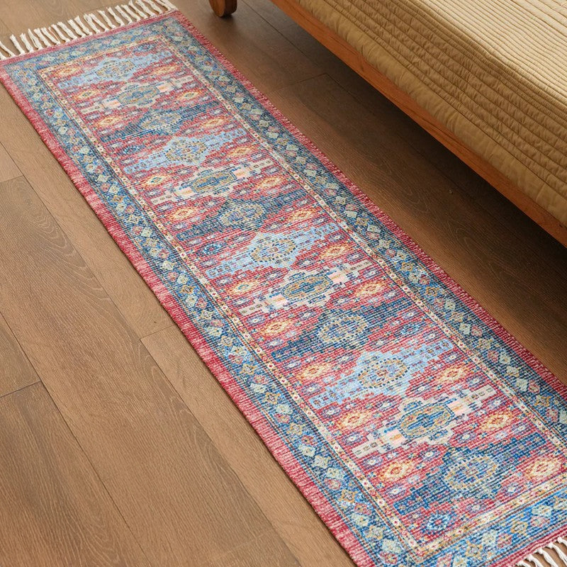Oriental Tradition Cotton Runner Rug - 2 x 5 ft