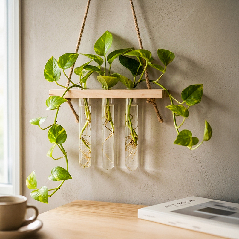 Canopy Tube Wooden Planter
