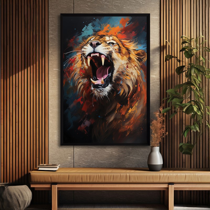 Untamed Majesty MDF Wall Art