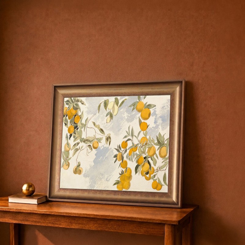 Citrus Branch Canvas Wall Painting