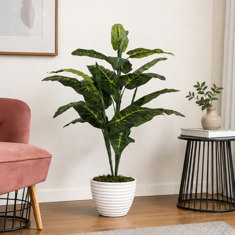 80 cm (2.6 ft) Elephant Ear Artificial Plant