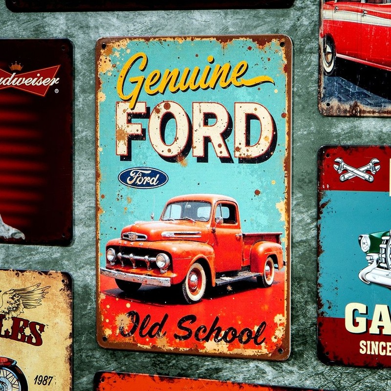Genuine Ford Parts Metal Wall Accent