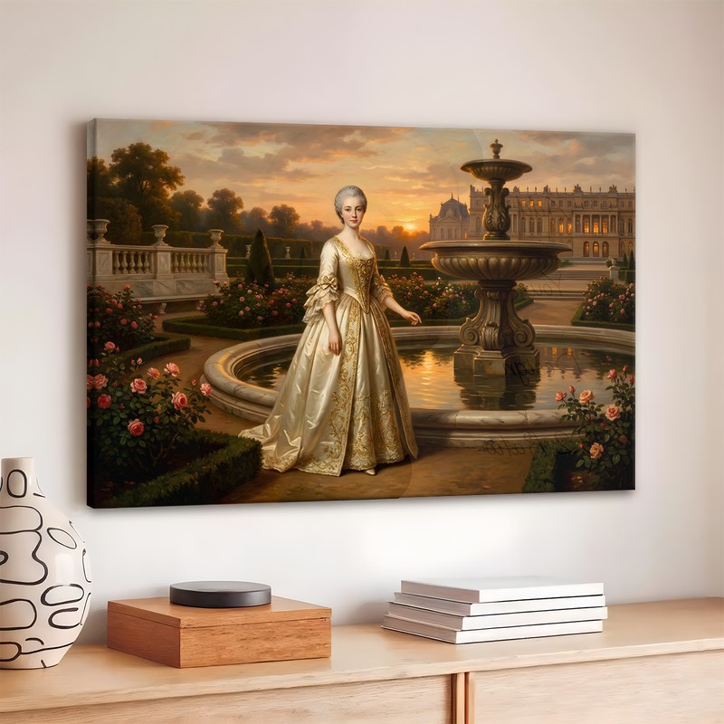 Fountainside Grace Canvas Wall Art - 380 GSM