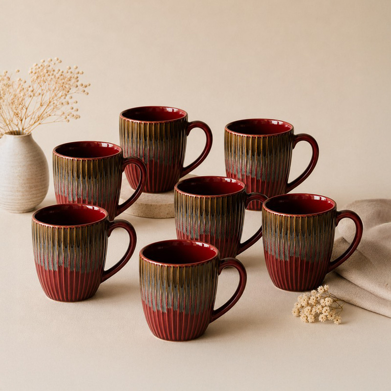 Hipashi Ceramic Coffee Mug - Four