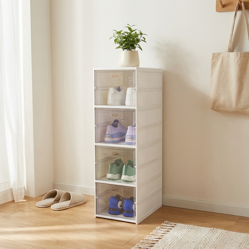 Scaffale 4 - Tier Storage Shoe Rack