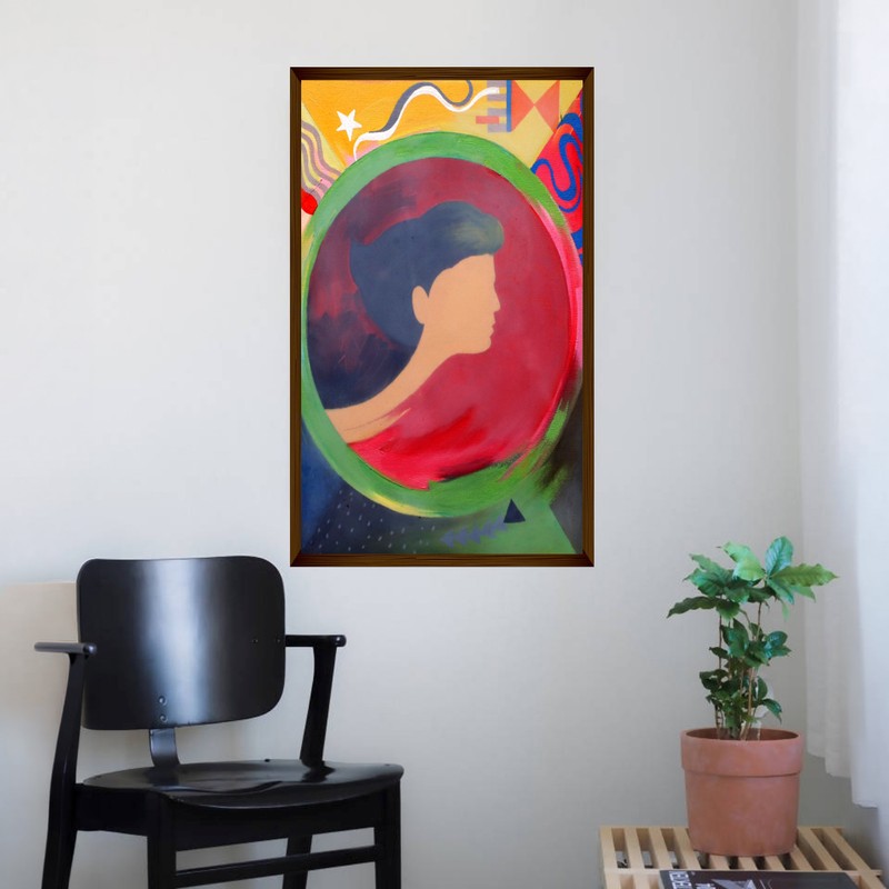 Colorbound Muse Canvas Wall Painting - Small