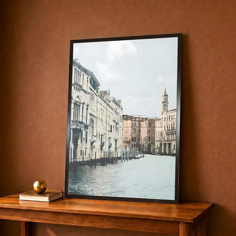 Venetian Street Canvas Wall Painting