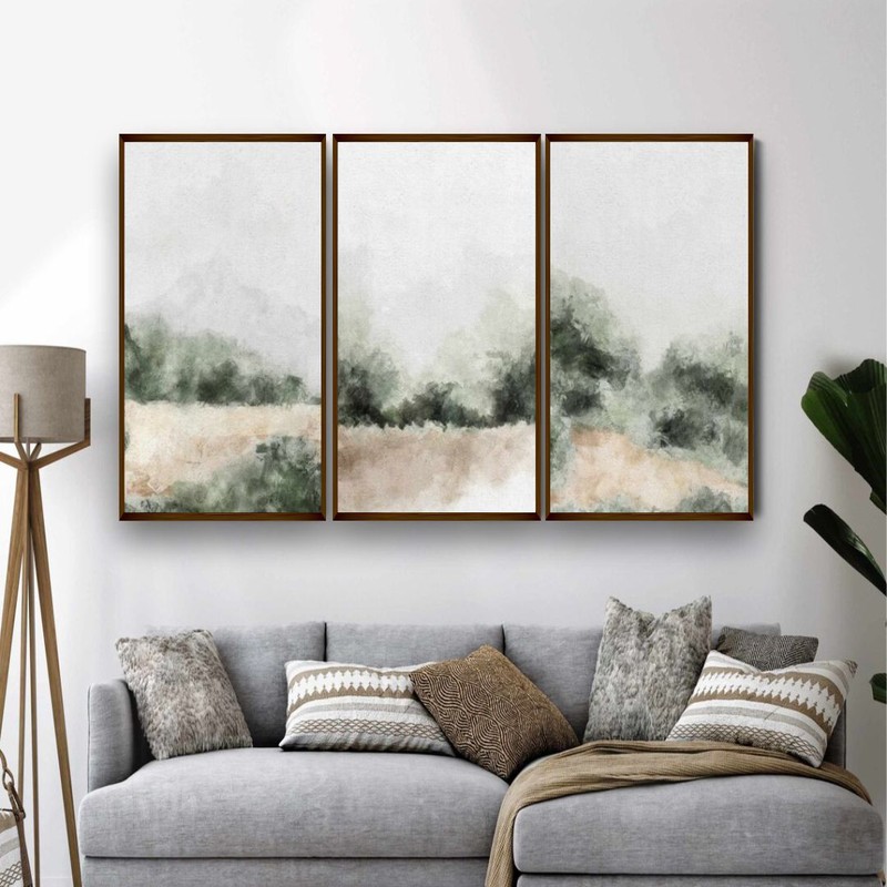 Verdura Canvas Wall Painting - Set of Three