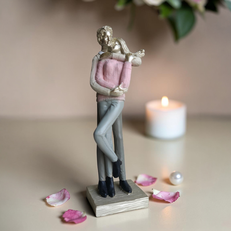 Cherished Embrace Showpiece - Pink