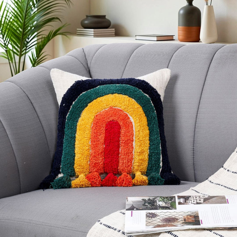 Spectrum Arc Tufted Cushion Cover