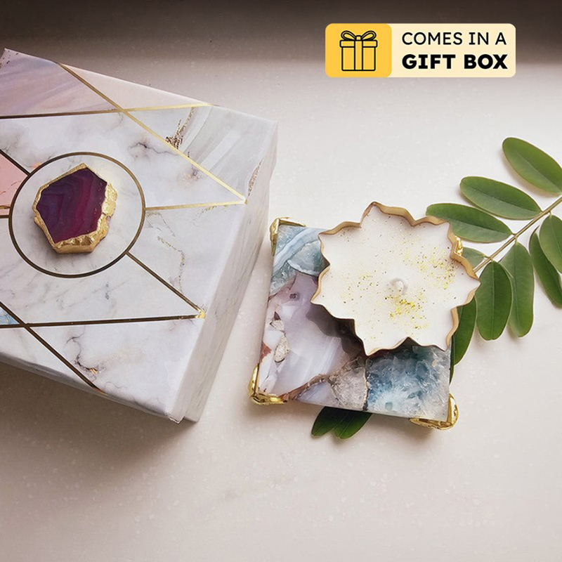 Athviya Multicolor Agate Gift Box