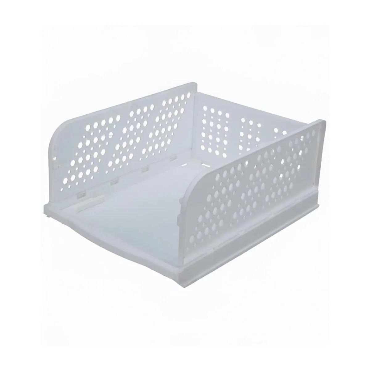 White rectangular organiser shown against a plain background
