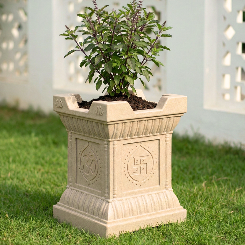 Manor Garden Rice Husk Planter