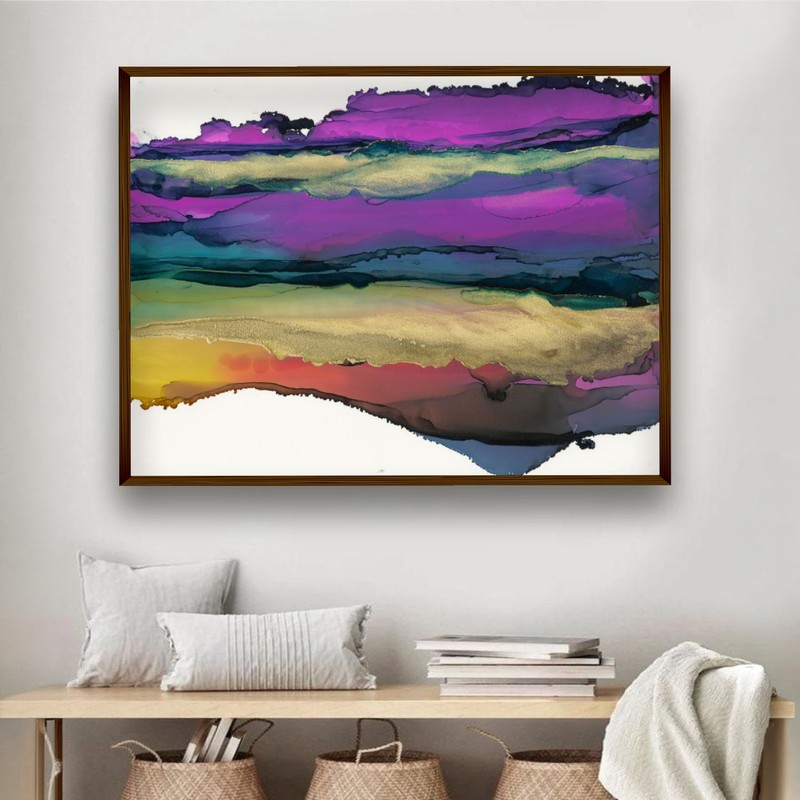 Violacea Canvas Wall Painting