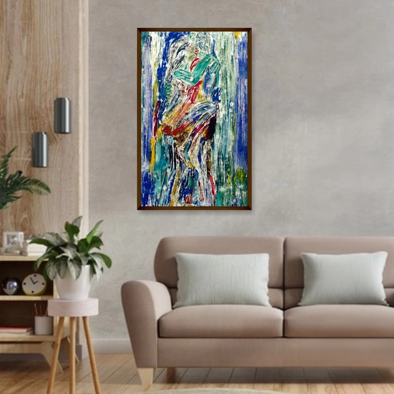 Prismatic Bird Canvas Wall Painting - Small