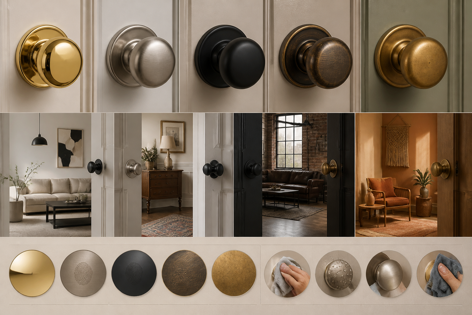 Door Knob Finishes: How to Choose the Right One