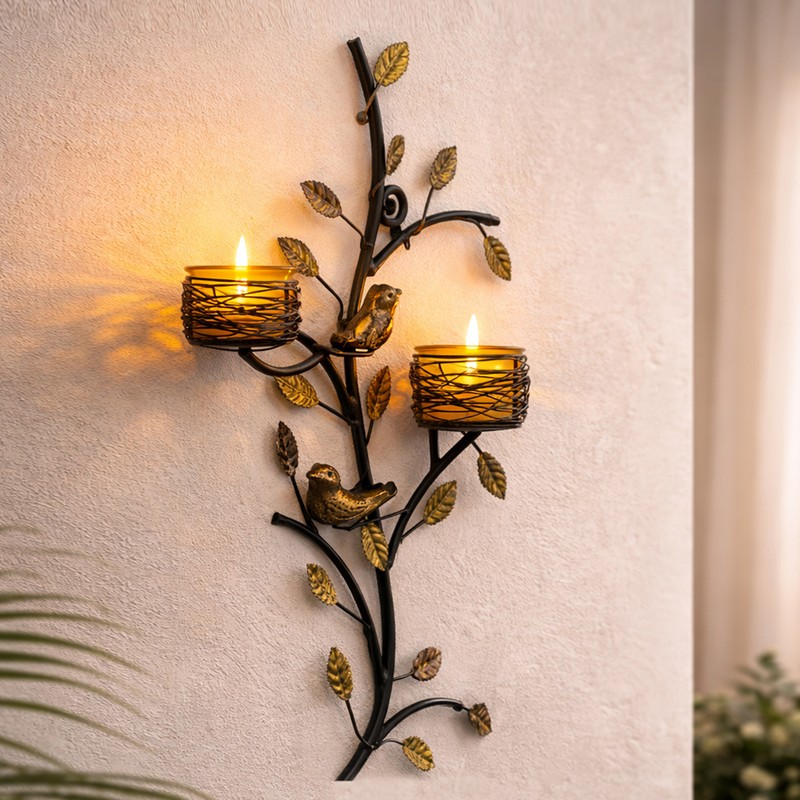 Patra Candle Holder - Yellow