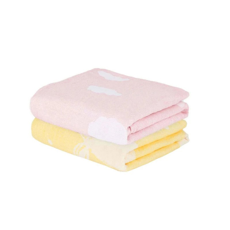 Pistachio Cloud Aloe Vera Fibre Blend Baby Bath Towel - Set of Two - 60 x 120 CM