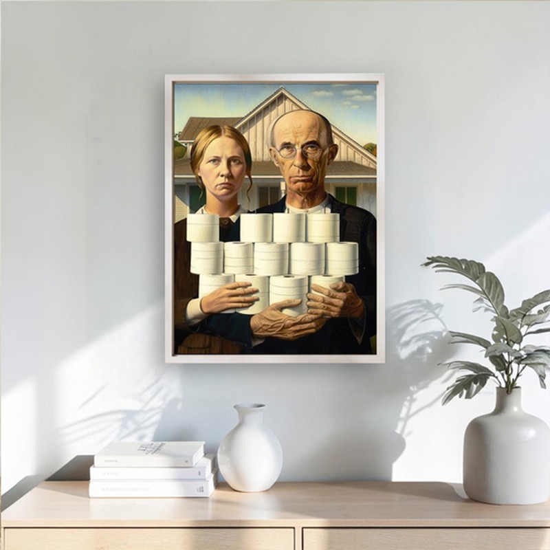 Partners in Alchemy Wall Painting With Frame