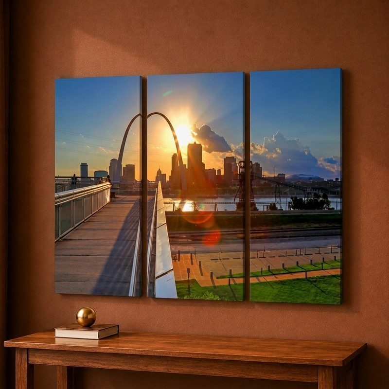 Gateway Skyline Canvas Wall Painting