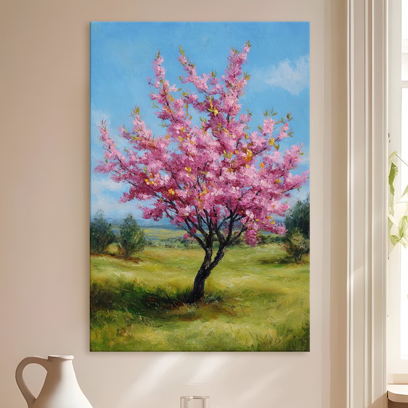 Spring Blossom Gallery Wrapped Canvas Wall Painting
