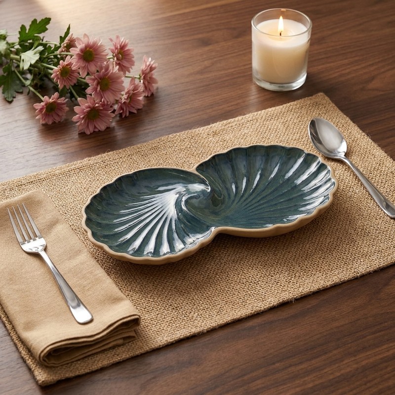 Artisan Table Ceramic Platter - Deafult Title