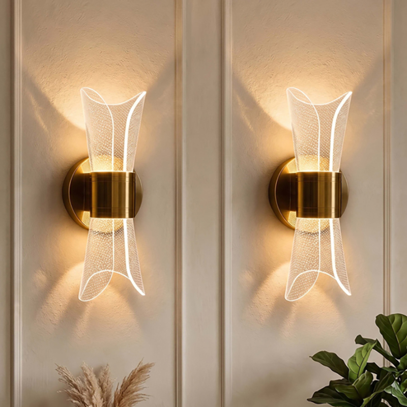 Petra Patta Dotted Metal Wall Lamp - Set of Two