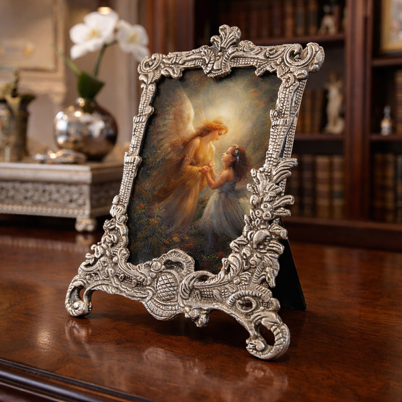 Heirloom Royale German Silver Photo Frame