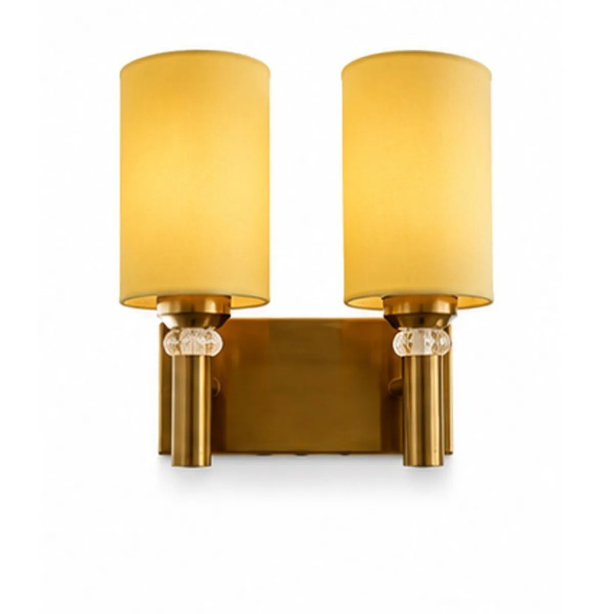 Aurelle twin wall lamp shown against a plain white background