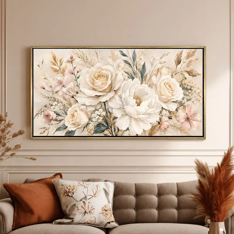 Bloomora Floral Canvas Wall Painting