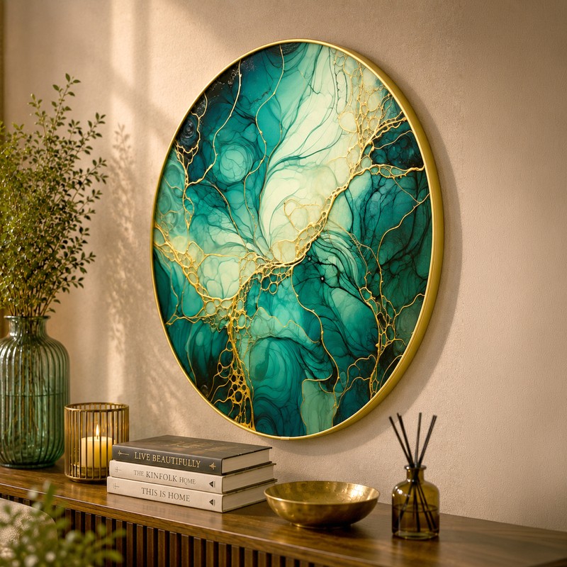 Ocean Veil MDF Wall Art
