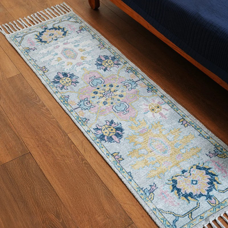 Persian Horizon Cotton Runner Rug - 2 x 6 ft